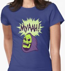 Myaah! Tailliertes T-Shirt für Frauen