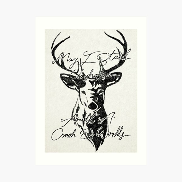 May I stand unshaken Art Print
