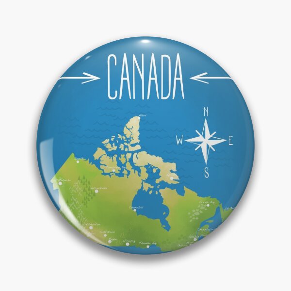 Item preview, Map of Canada with Cities designed and sold by Bethany Gustafson.