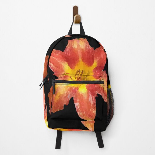 Item preview, Bright Sunset Day Lily Triangle designed and sold by After 10 POD Designs.