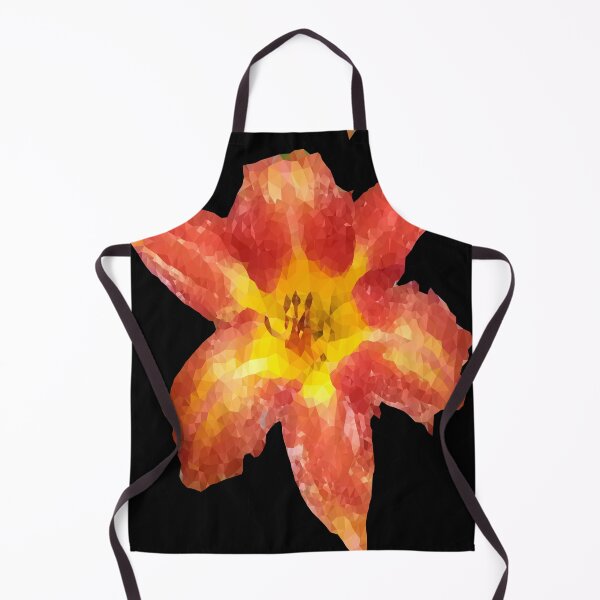 Item preview, Bright Sunset Day Lily Triangle designed and sold by After 10 POD Designs.