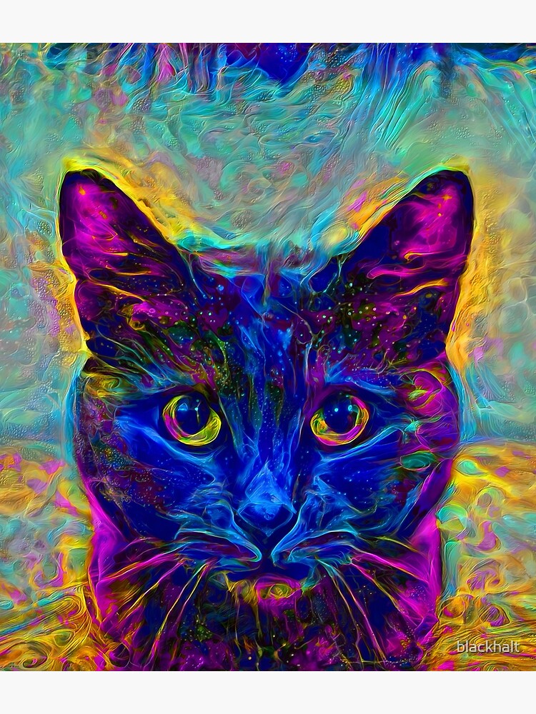 Abstractions of abstract abstraction of cat by blackhalt