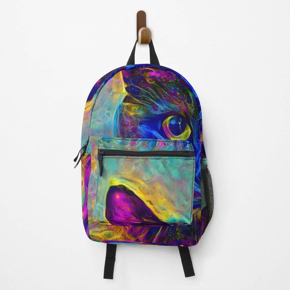 Abstractions of abstract abstraction of cat Backpack