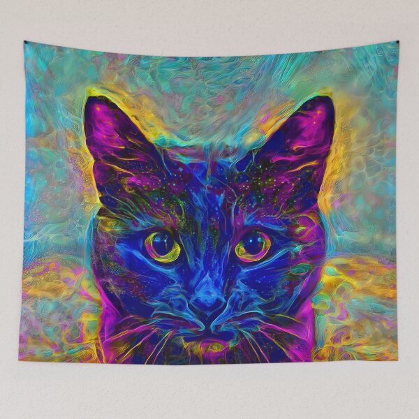Item preview, Abstractions of abstract abstraction of cat designed and sold by blackhalt.