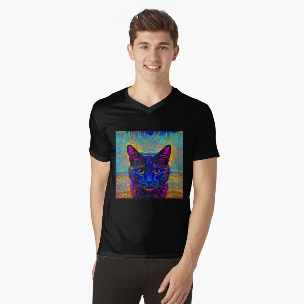 Item preview, V-Neck T-Shirt designed and sold by blackhalt.
