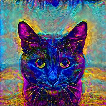 Artwork thumbnail, Abstractions of abstract abstraction of cat by blackhalt