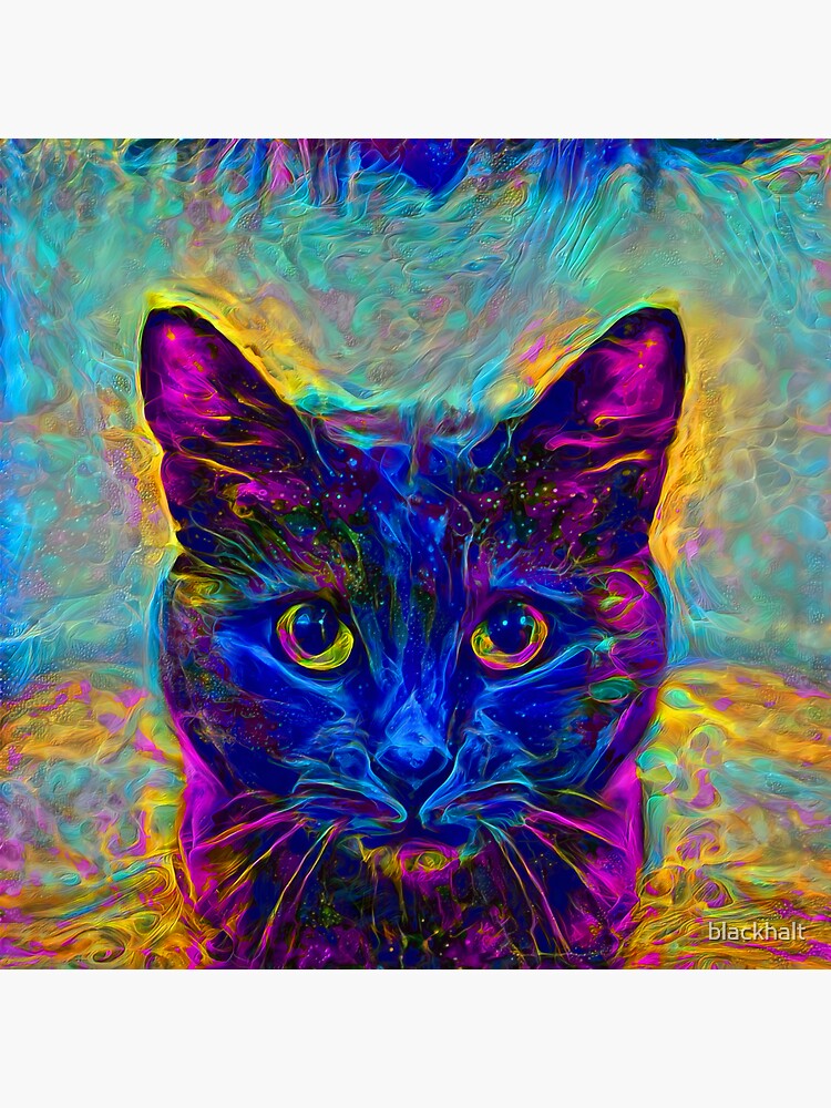 Abstractions of abstract abstraction of cat by blackhalt