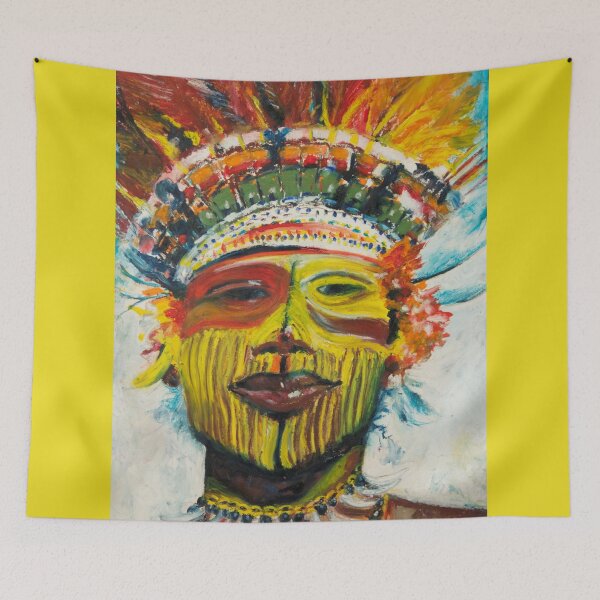 Item preview, Papuan Man designed and sold by HearTTracks.