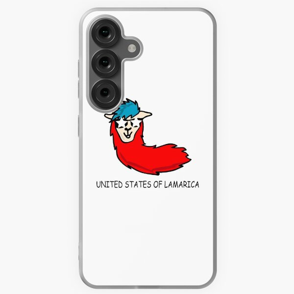 Item preview, United States Of Llamarica : Smiley US Llama :) designed and sold by WilliamsGFX.