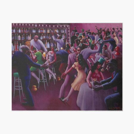 Nightlife - Archibald John Motley Jr Art Board Print