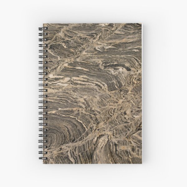 Wierd Rock Grain Pattern Spiral Notebook