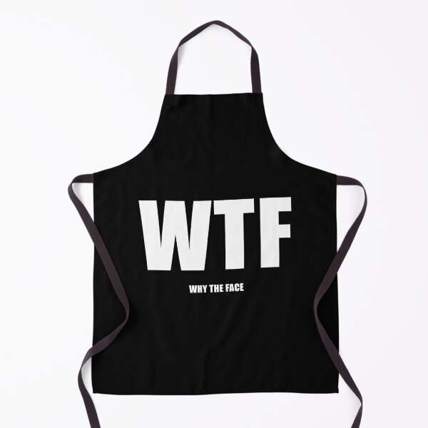 Item preview, WTF: Why The Face (Black) designed and sold by quoteedesigns.