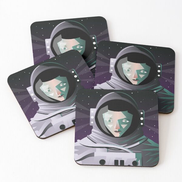 Item preview, astronaut in spacesuit floating in space designed and sold by matintheworld ( delcarmat ).