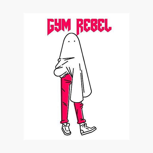 Item preview, Gym Rebel ghost  designed and sold by Got-Ya-Bak.