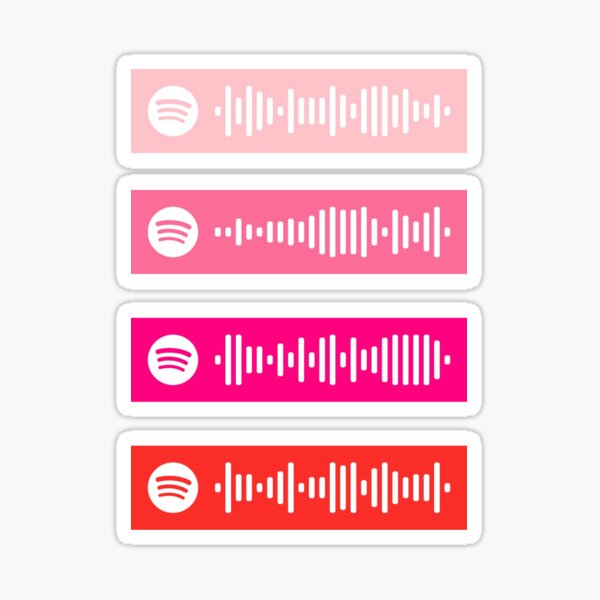 Classic Spotify Codes Stickers Redbubble