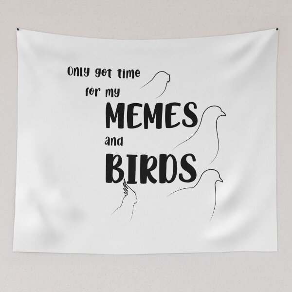 Item preview, Memes and Birds designed and sold by CM-PD.