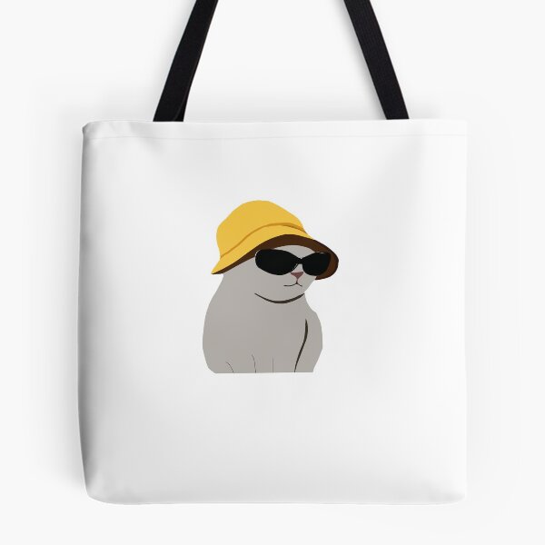 Item preview, lindo gato con gafas de sol y sombrero designed and sold by rose-violet.