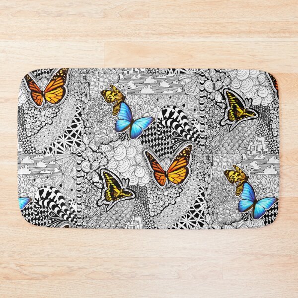 Item preview, Doodle Art with Butterflies  designed and sold by Julie Erin Designs.