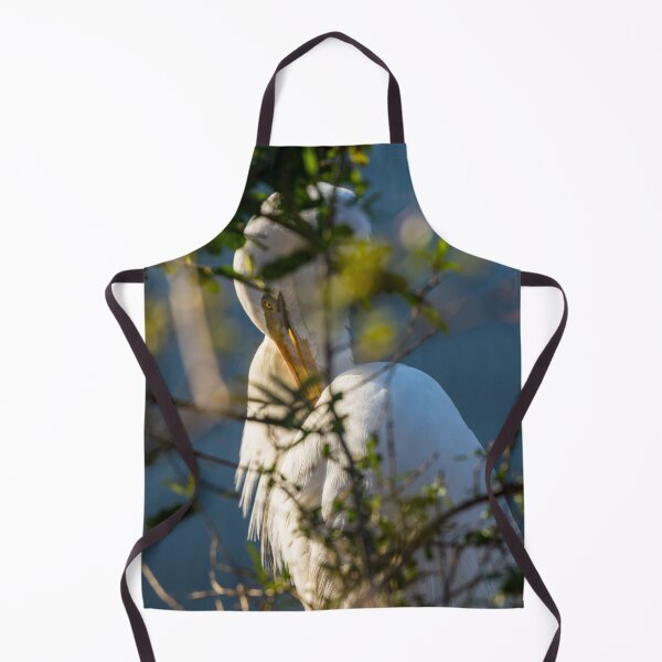 Item preview, Egret Grooming Behind The Bush designed and sold by mljdwhite.