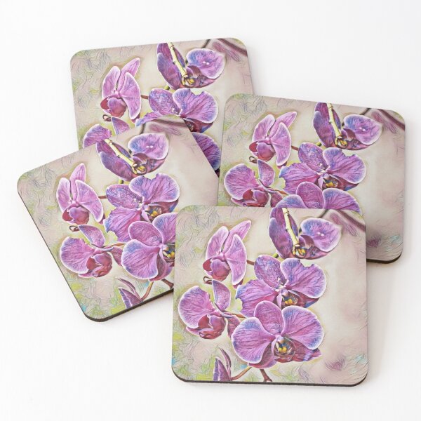 Item preview, Cluster of Purple Orchids designed and sold by ReneeKennedy.