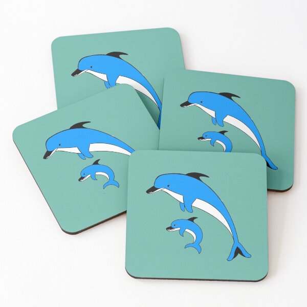 Item preview, blue dolphin and cub designed and sold by loiret1958.