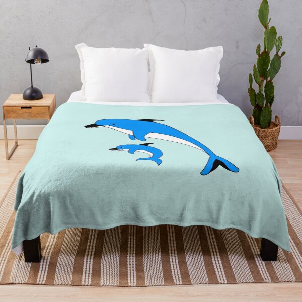 Item preview, blue dolphin and cub designed and sold by loiret1958.