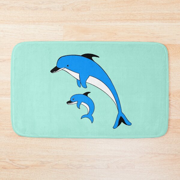 Item preview, blue dolphin and cub designed and sold by loiret1958.