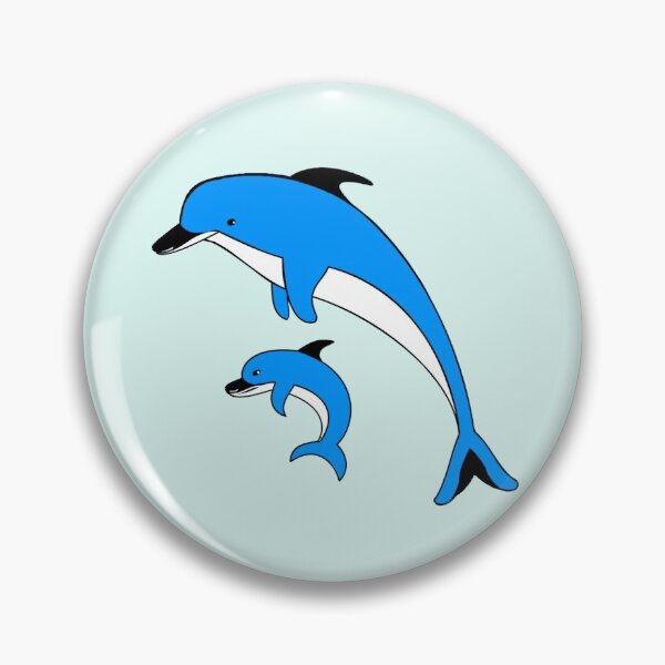 Item preview, blue dolphin and cub designed and sold by loiret1958.