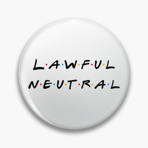 Item preview, Lawful Neutral! designed and sold by DoodleDashCollective.
