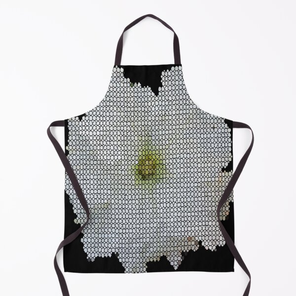 Item preview, White Giant Gourd Flower (Black) Stained Glass designed and sold by After 10 POD Designs.
