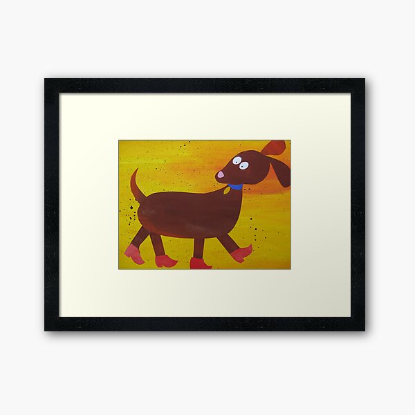 Item preview, Dog in Clogs -Mini Sausage Dog - Animal Rhymes - created from recycled math books designed and sold by cathyjacobs.