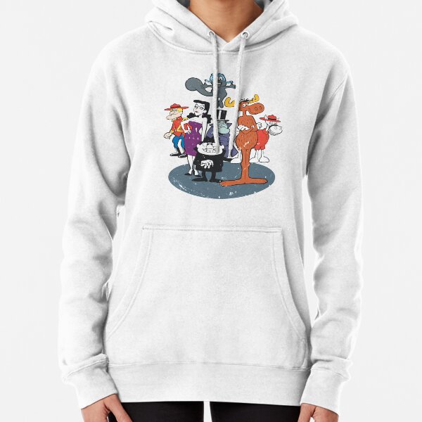 Rocky and Bullwinkle and Friends Pullover Hoodie
