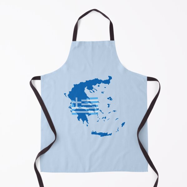 Item preview, Greece - map and national flag designed and sold by eden1472.