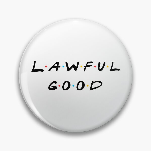 Item preview, Lawful Good - 90s Style! designed and sold by DoodleDashCollective.