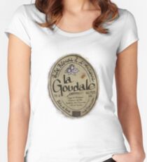 LA GOUDALE. Women's Fitted Scoop T-Shirt