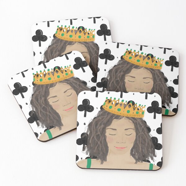 Item preview, Queen of Clubs designed and sold by Charlotsart .