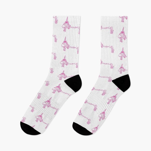 Item preview, Naomi Pink Unicorn Personalized Girl Name designed and sold by JaneApril.