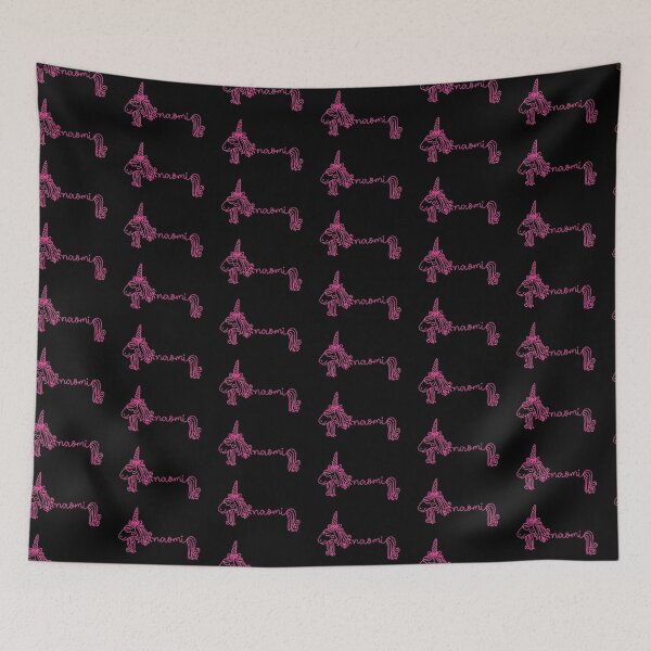 Item preview, Naomi Pink Unicorn Personalized Girl Name designed and sold by JaneApril.