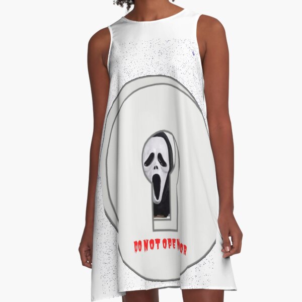 HORROR BEHINDE DOOR A-Line Dress