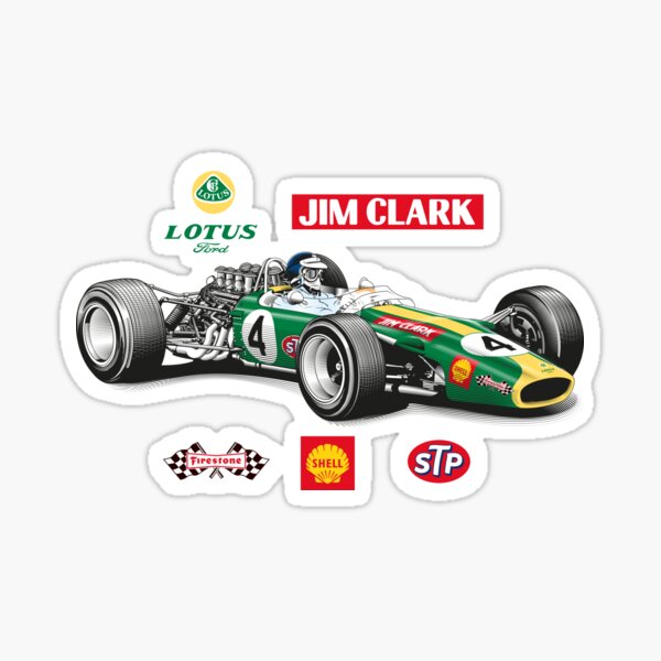 Jim Clark Lotus Sticker