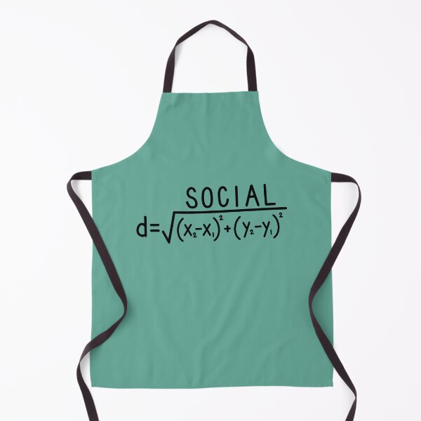 Item preview, Social Distance (formula) Teal designed and sold by carwalker13.