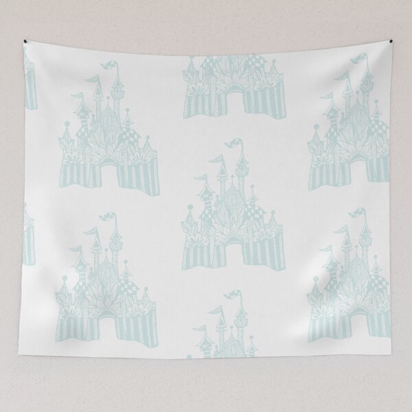 Item preview, Blue Castle Magic ~ Zentangle  designed and sold by EmoodleDoodle.