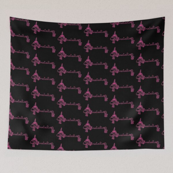 Item preview, Natalie Pink Unicorn Personalized Girl Name designed and sold by JaneApril.