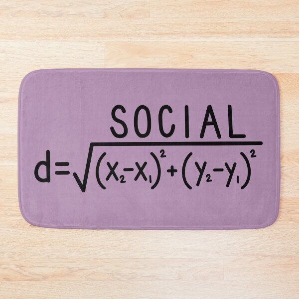 Item preview, Social Distance (formula) Pink designed and sold by carwalker13.
