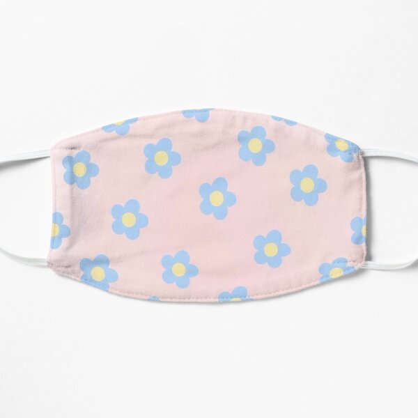 Flower Pattern Flat Mask