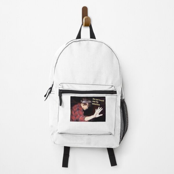 Item preview, Harry "Do not touch me I'm sensitive" meme designed and sold by madisonmnyc.