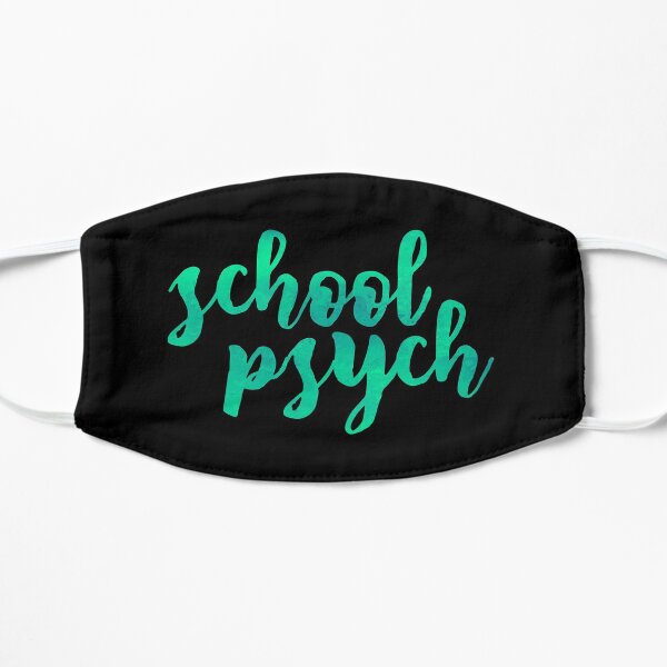 School psych Flat Mask