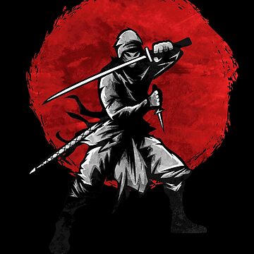 Fine Art Print 8x10 Samurai Ninja Assassin Inspired by 