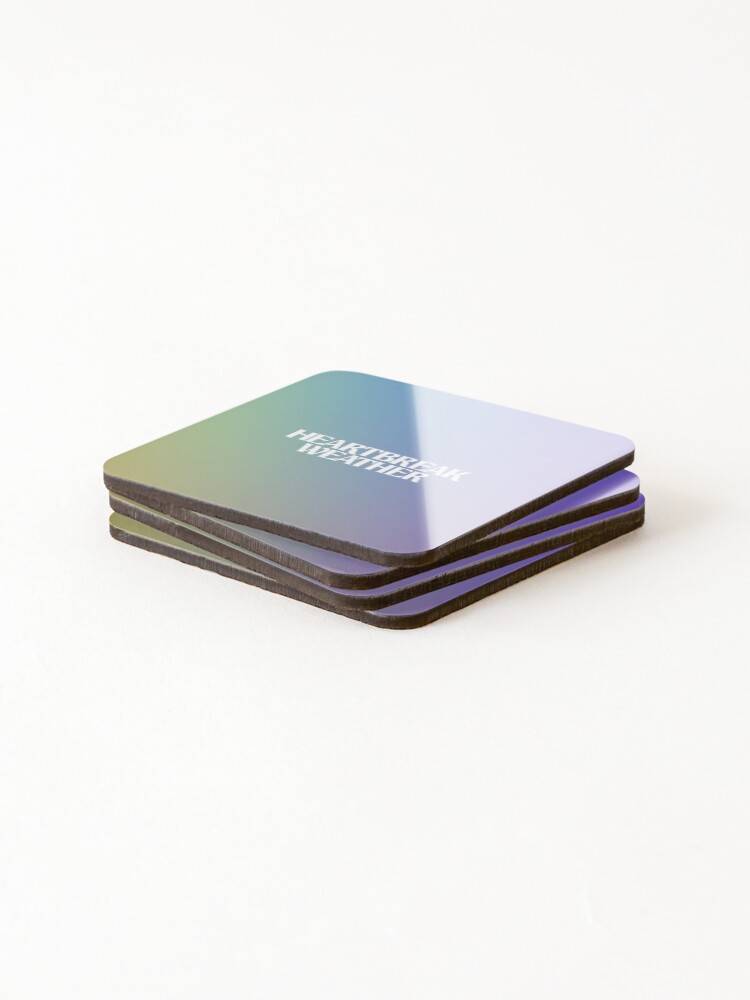 Thumbnail 4 of 5, Coasters (Set of 4), Heartbreak Weather designed and sold by RafaTakami.