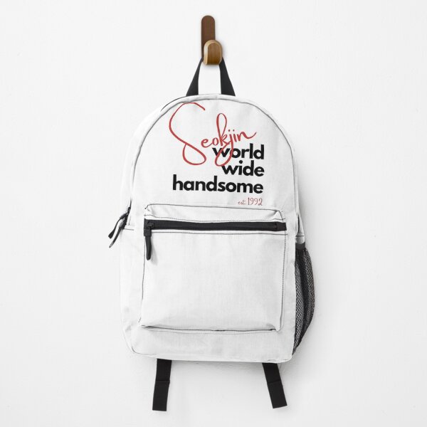 Item preview, BTS Jin Kim Seokjin World Wide Handsome Bias Design Black/Red designed and sold by haikustore.